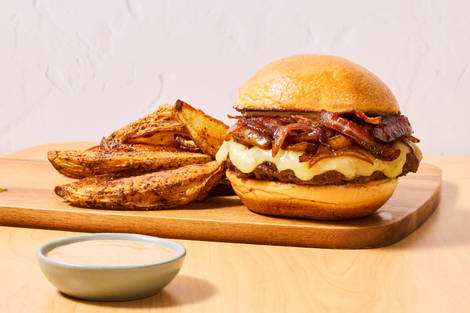 Cheesy Smashed Bacon Burgers