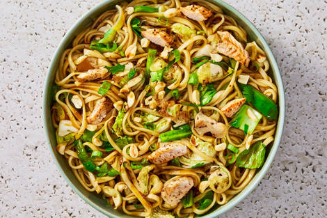 Sweet & Spicy Chicken Noodle Stir-Fry