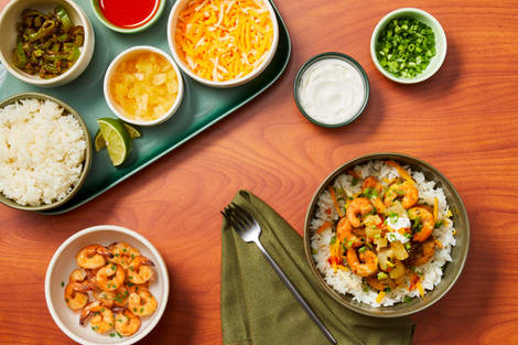 Loaded Cantina Shrimp & Rice Bar