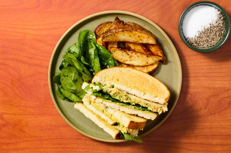 Chicken & Chickpea Salad Sandwiches