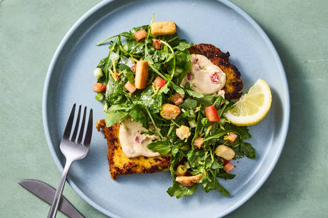 Shawarma-Spiced Chicken Paillard