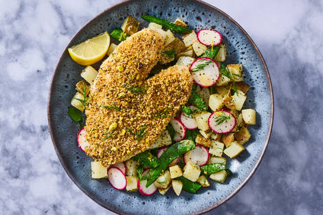 Pistachio-Crusted Tilapia