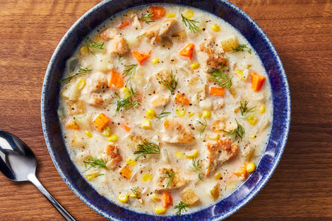 Creamy Chicken, Potato & Corn Soup