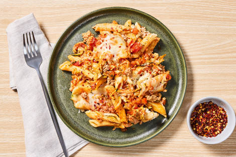 Turkey Pomodoro Penne Bake