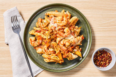 Shrimp Pomodoro Penne Bake
