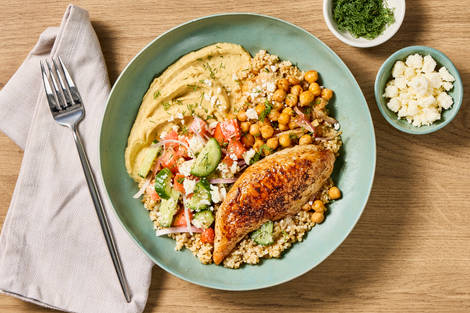 Greek Goddess Chicken & Bulgur Bowls