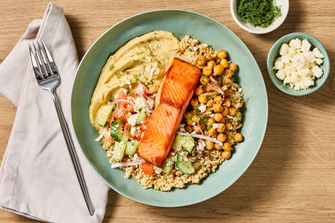 Greek Goddess Trout & Bulgur Bowls