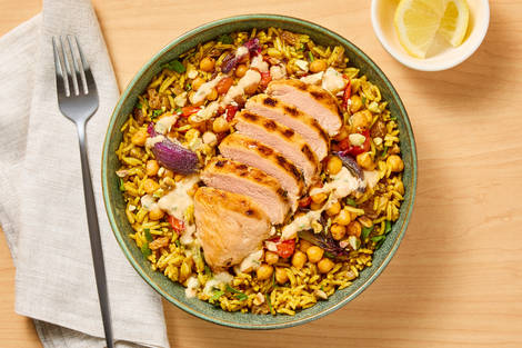 Turkish-Spiced Chicken & Chickpea Bowls