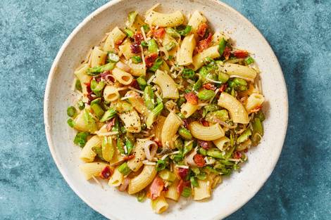 Spicy Miso Bacon Rigatoni