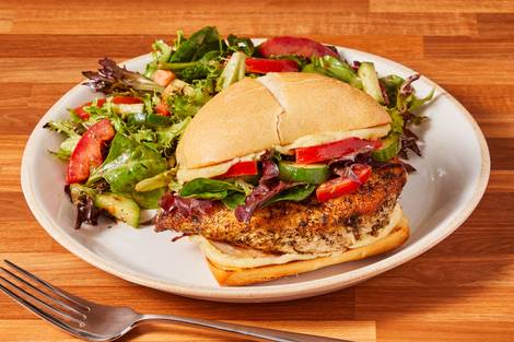 Za'atar-Spiced Salmon Sandwiches