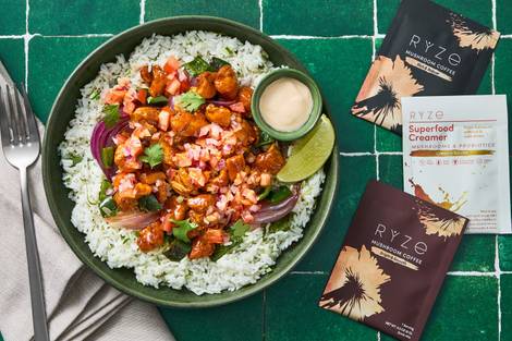 Saucy Shrimp Burrito Bowls