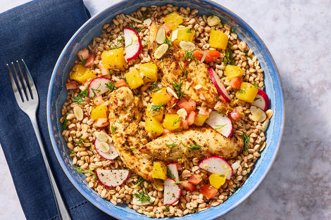 Nutritionist's Pick: Sweet and Savoury Mustard Chicken Bowls