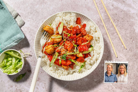SuperQuick Honey-Sesame Chicken Stir-Fry