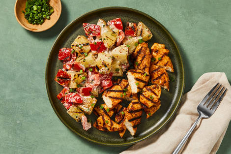 Grilled Maple-Chipotle Chicken Breasts