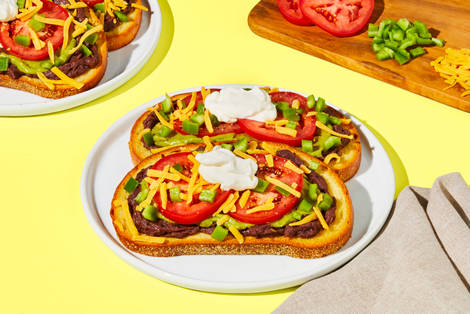 7-Layer Dip Avocado Toasts