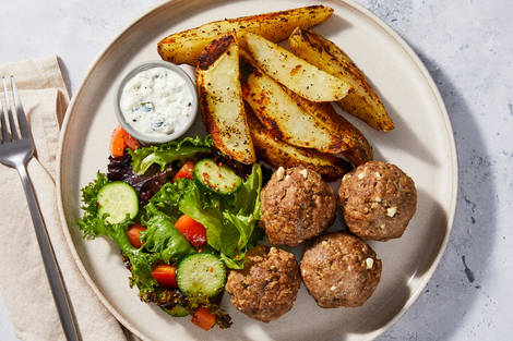Greek-Inspired Feta Meatballs