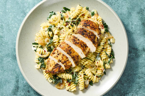 Chicken and Baked Fusilli