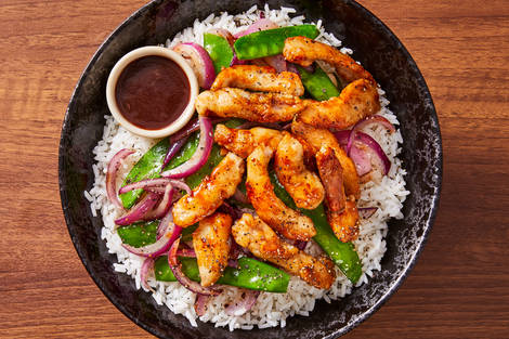 Chinese Salt-and-Pepper-Style Chicken Breast Stir-Fry