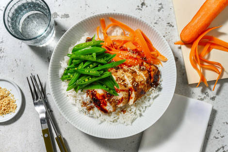 Teriyaki-Sambal Chicken Donburi