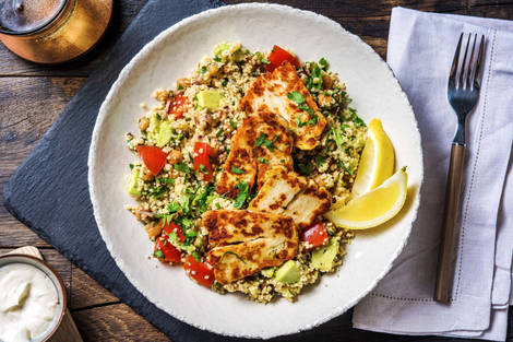 Kryddig kikärtssallad