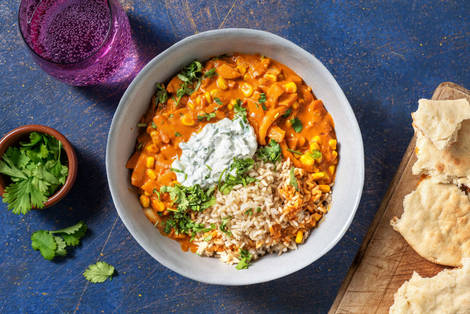 Curry à l'indienne au fenouil et maïs