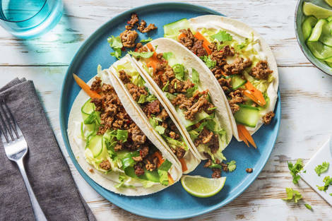 Koreansk inspirerede tortillas