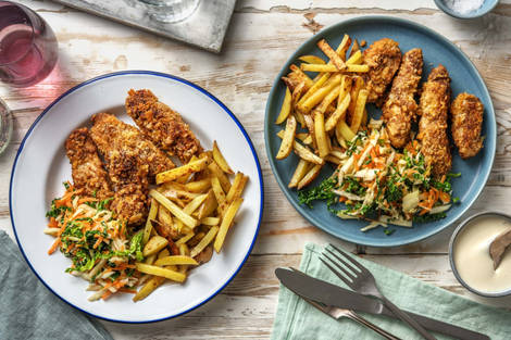 Krispig BBQ-kyckling