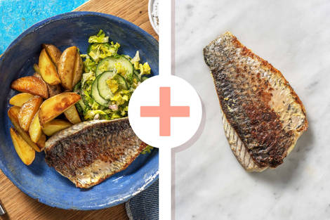 Double protein - Scandinavische salade met dubbele portie doradefilet