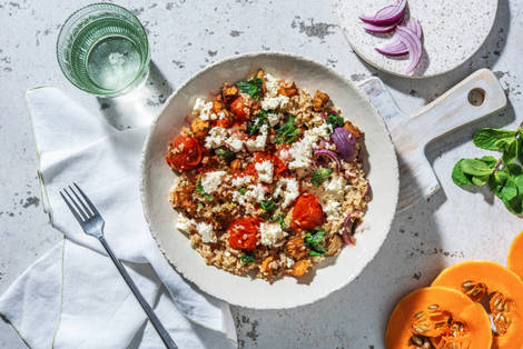 Ensalada tibia de bulgur