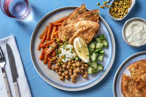 Man'ouché libanais & houmous