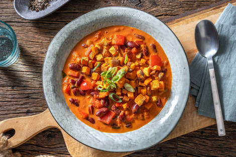 Vegetarisk kokossoppa 