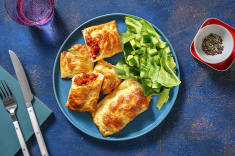 Zelfgemaakte mini-empanada's met rundergehakt