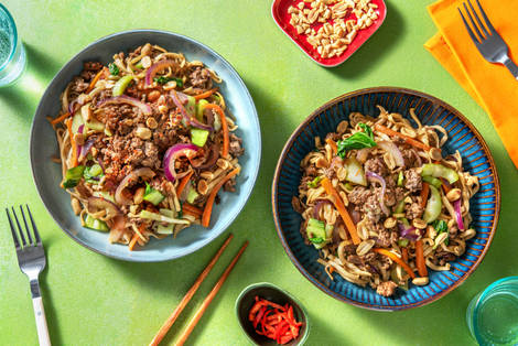 Hurtig char siu-inspireret svine- og kalvekød