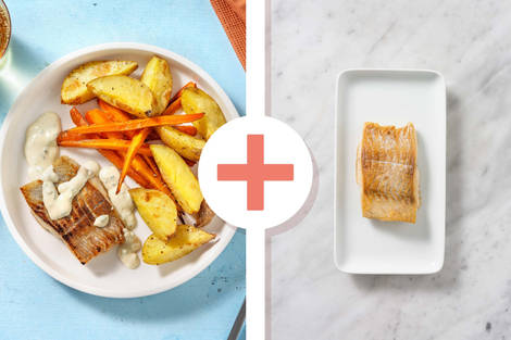 Double protein - Dubbele portie schelvisfilet met bieslooksaus