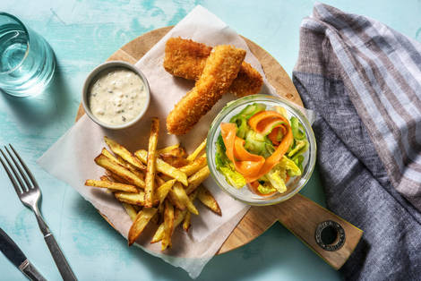 Fish & chips de lieu noir