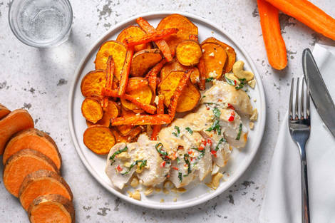 Poulet en papillote à la thaïlandaise