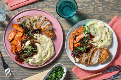 Ovnstegt kyllingebryst