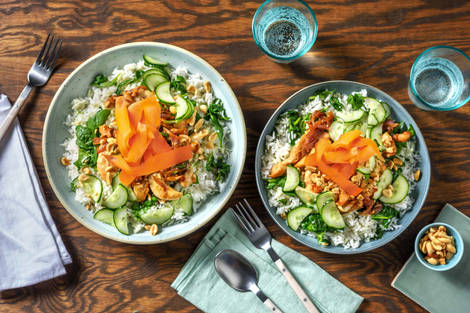 Honning- og sojamarineret kylling