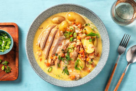 Krämig bacon-kyckling