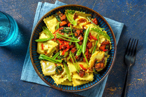 Japansk-inspirerad ravioli