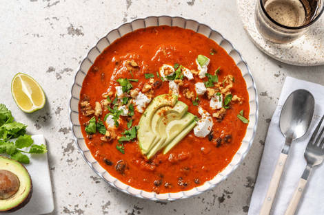 Mijoté de haricots noirs à la mexicaine