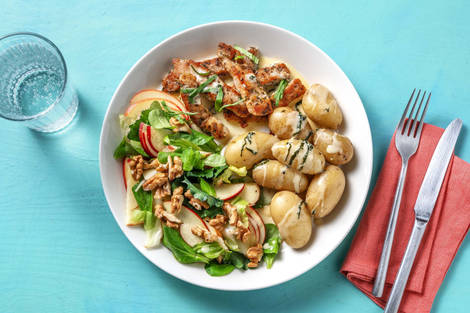 Svinekjøtt i basilikumsaus