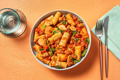 Speedy Sausage Rigatoni