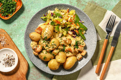 Svinekjøtt i persillesaus