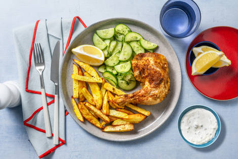 Cuisse de poulet BBQ & sauce ranch