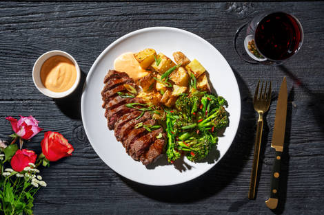 Entrecot de ternera marinado al estilo coreano