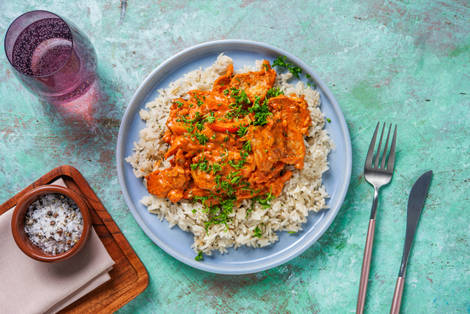 Paprika- og svinekjøttgryte