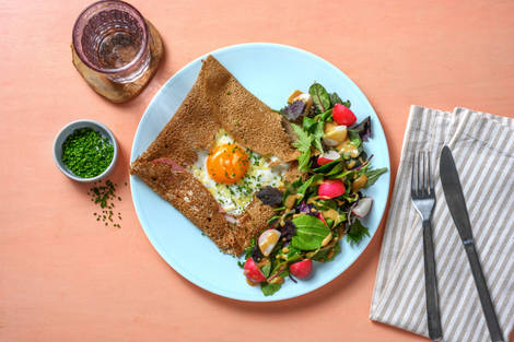 Galette bretonne complète au jambon