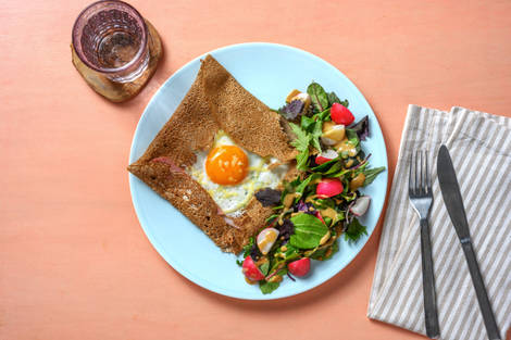 Galette bretonne complète au jambon
