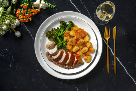 Serrano Ham Wrapped Chicken Breast